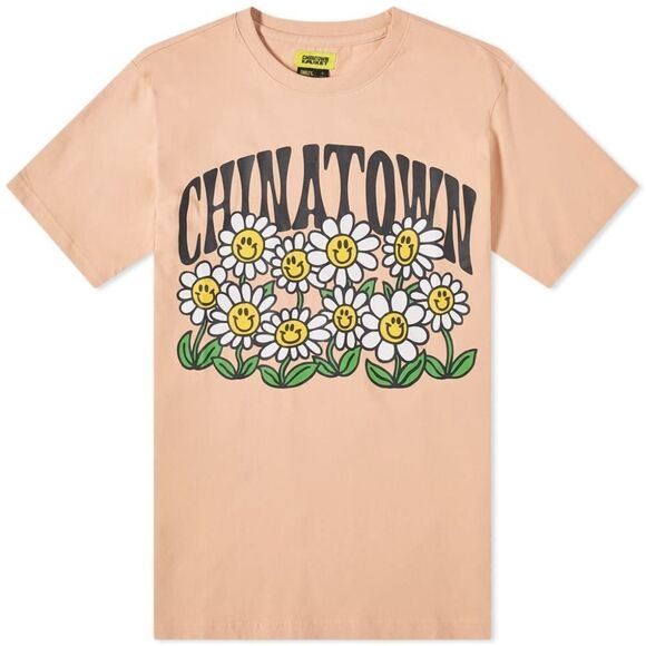 Chinatown Market Smiley Flower Power Tee - Picture 1 of 5